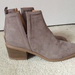 Star ankle boots. Worn once